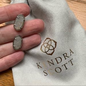Kendra Scott Stud Earrings in Iridescent Drusy